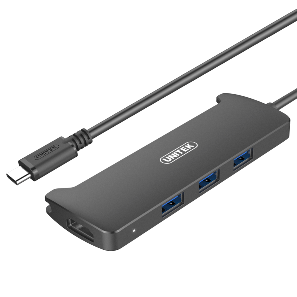 USB3.1 TYPE-C 3-PORT HUB + HDMI CONVERTER